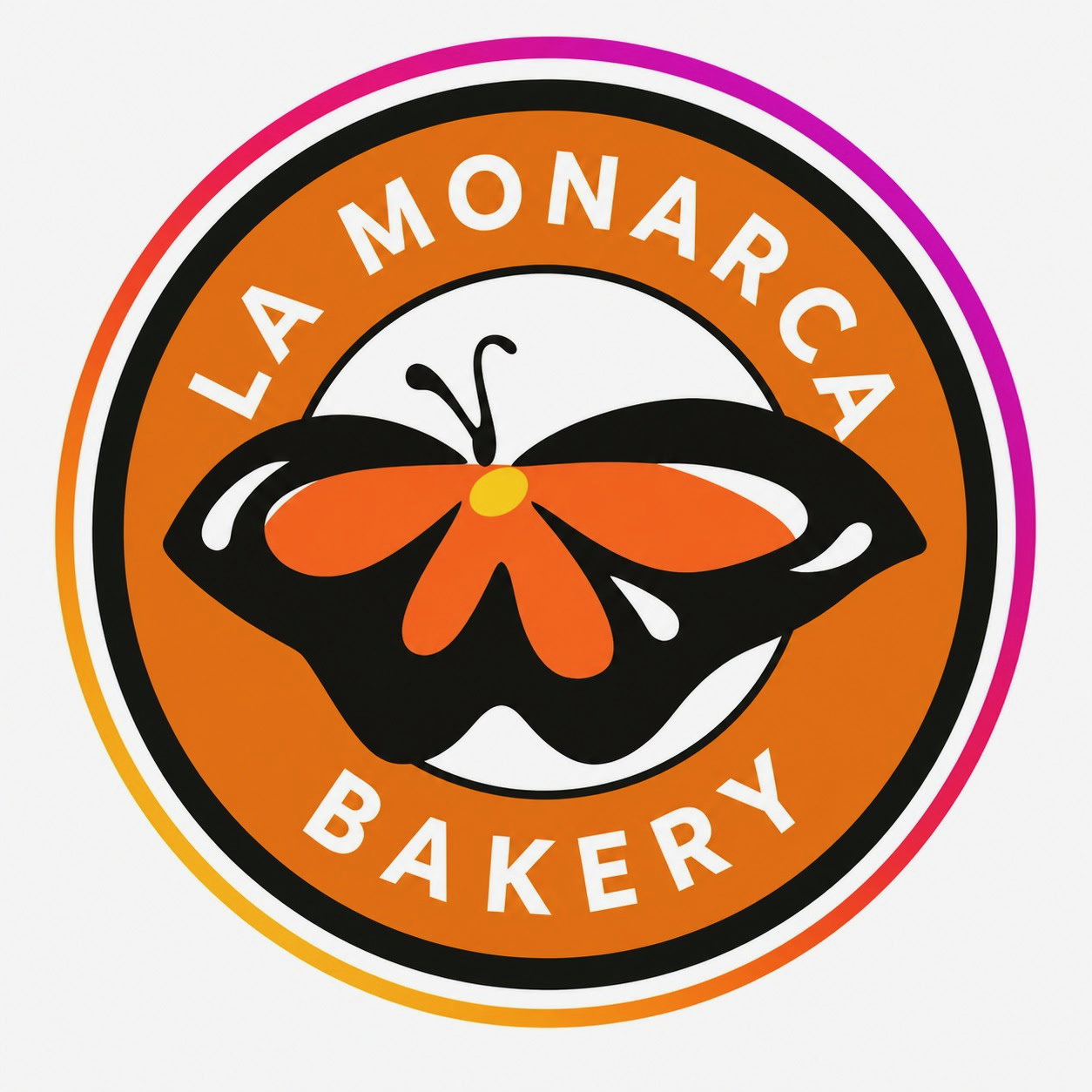 La Monarca Bakery logo